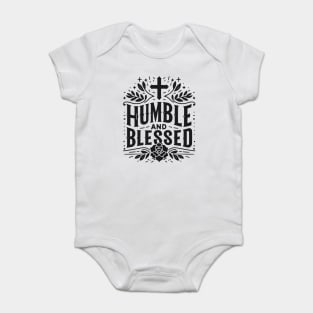 Humble and Blessed Baby Bodysuit